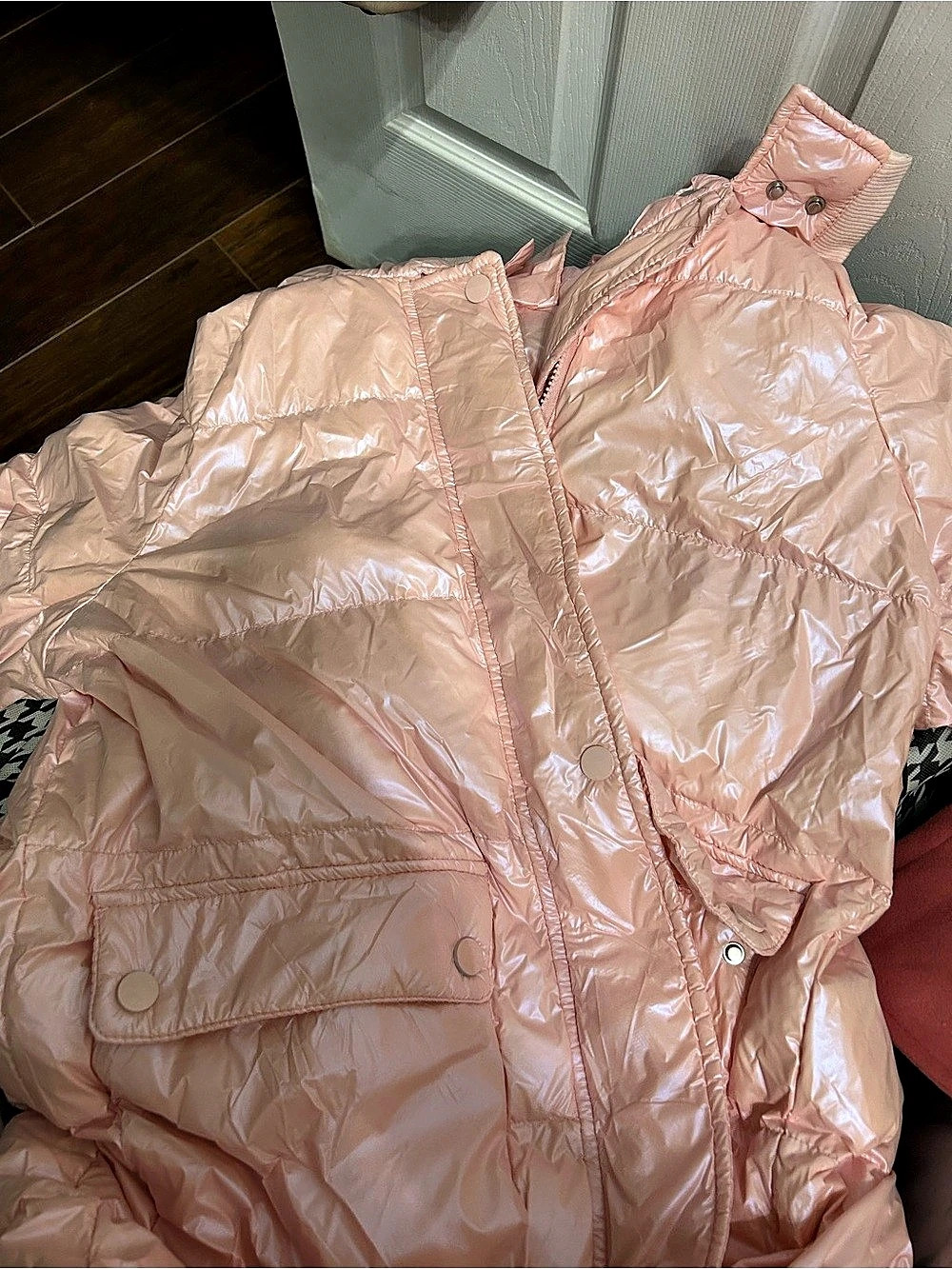Pink Puffer Jacket Like New